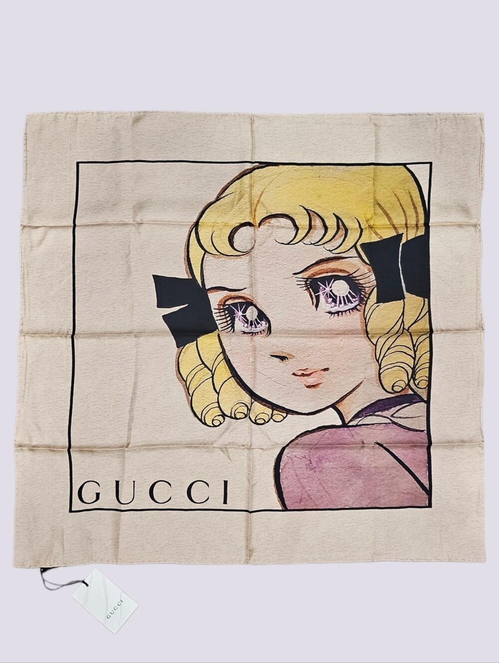 Gucci NWT Proserpina Chikae Ide Square Silk Scarf